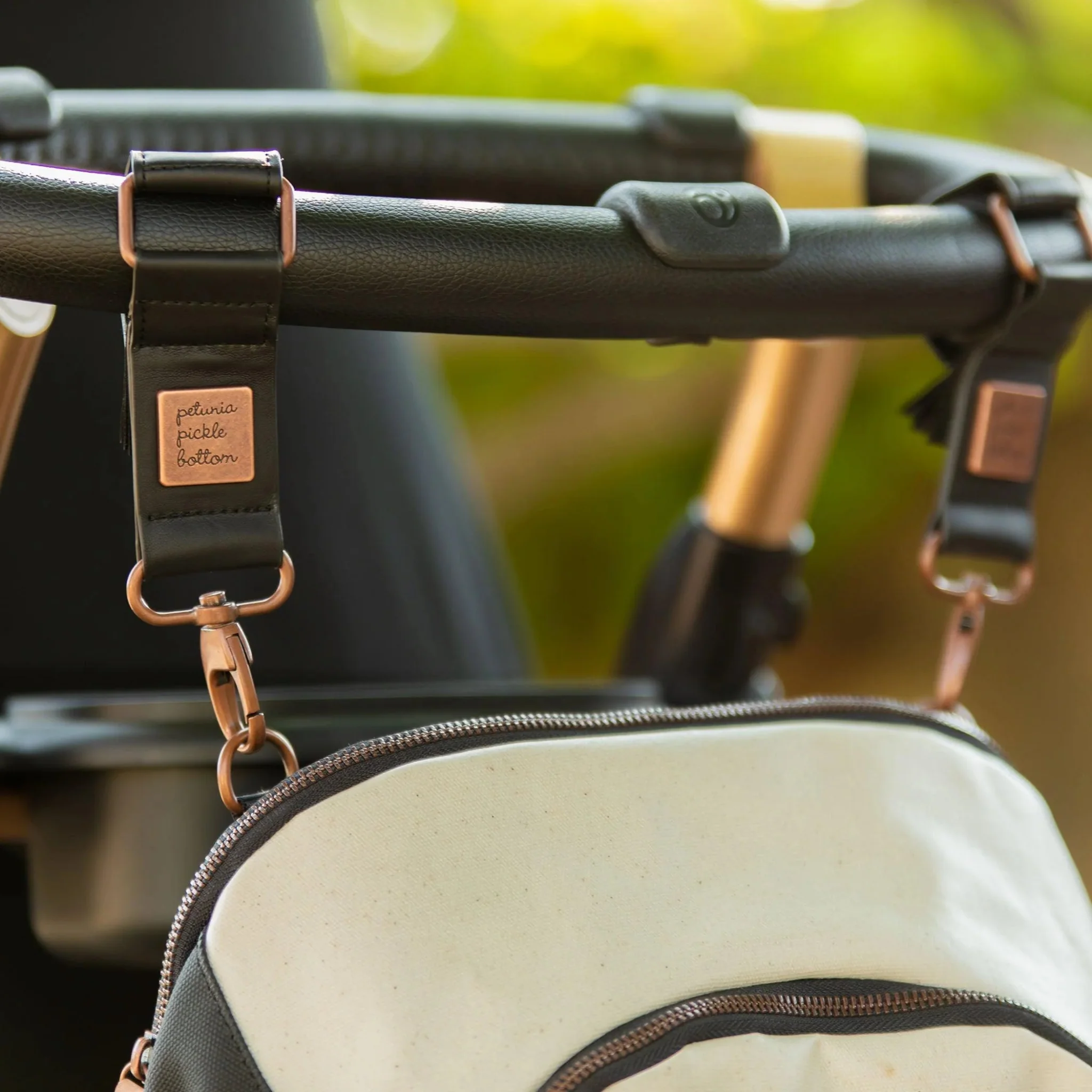 2-in-1 Provisions Backpack in Brioche, Tandem Tote, Pump Kit & Stroller Clips Bundle - Image 9