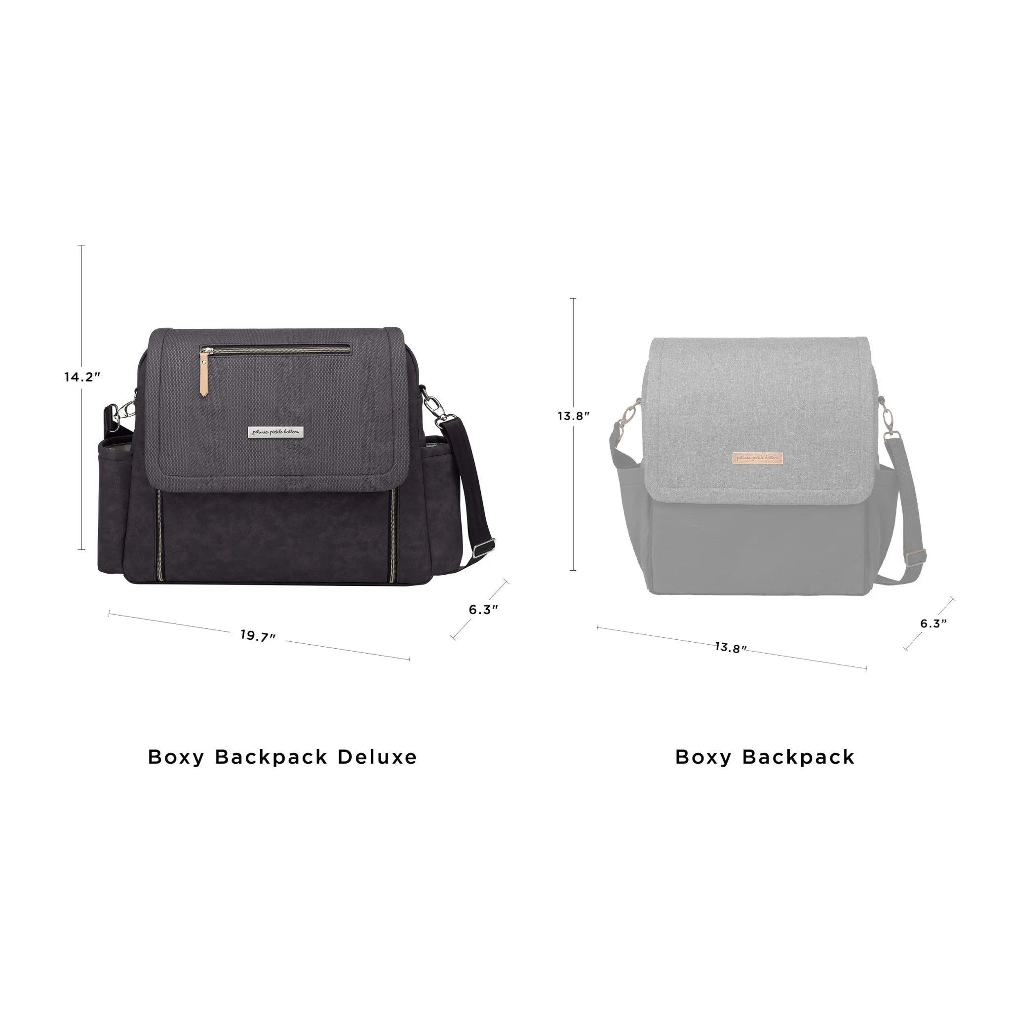 Boxy Backpack Deluxe in Carbon Cable Stitch - Image 5