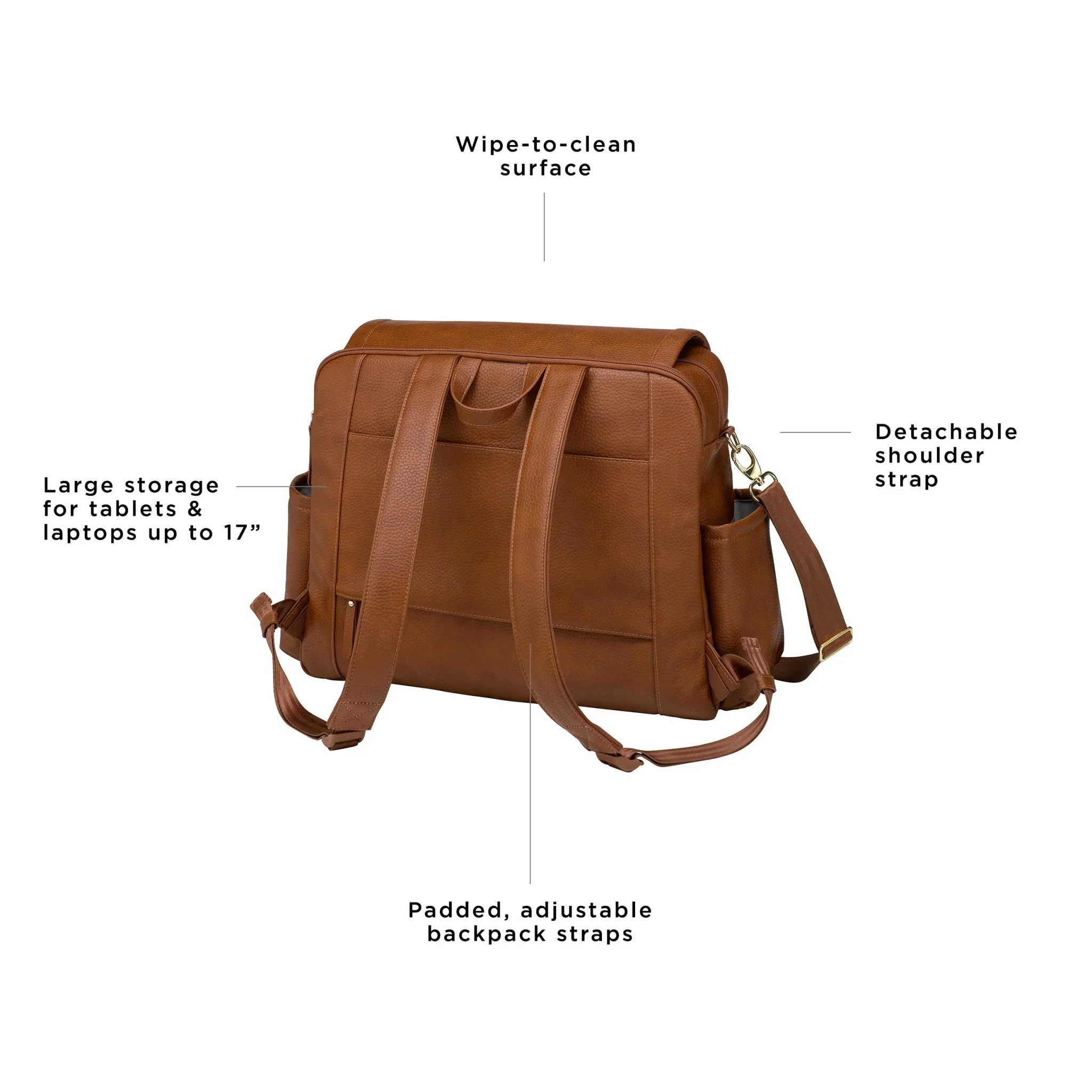Boxy Backpack Deluxe in Cedar - Image 4