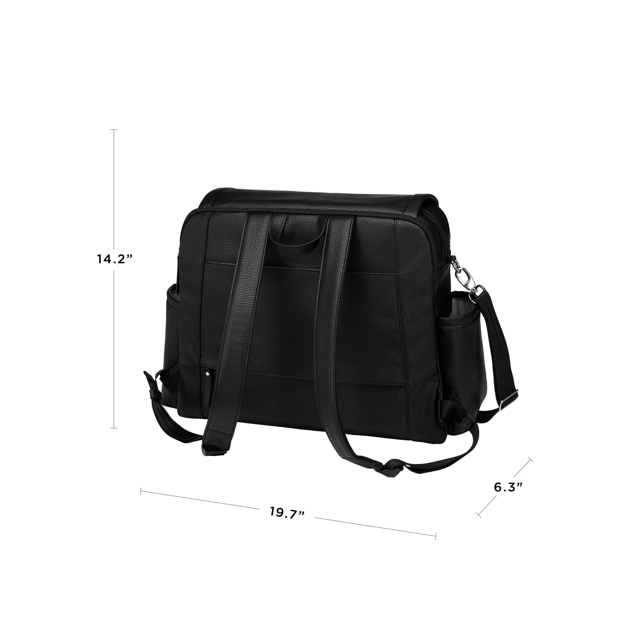 Boxy Backpack Deluxe in Ebony - Image 6