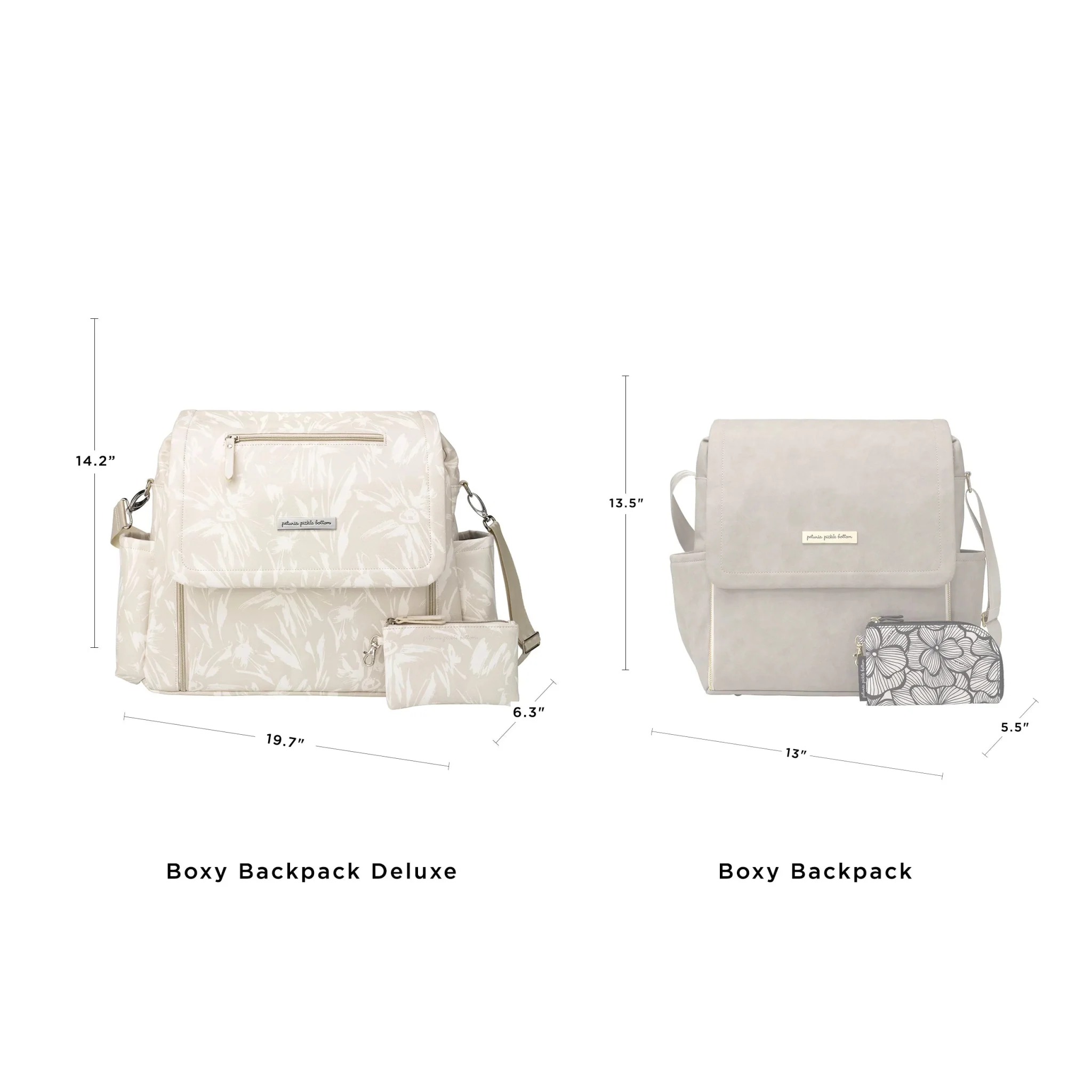 Boxy Backpack Deluxe in Linen Blossoms - Image 5