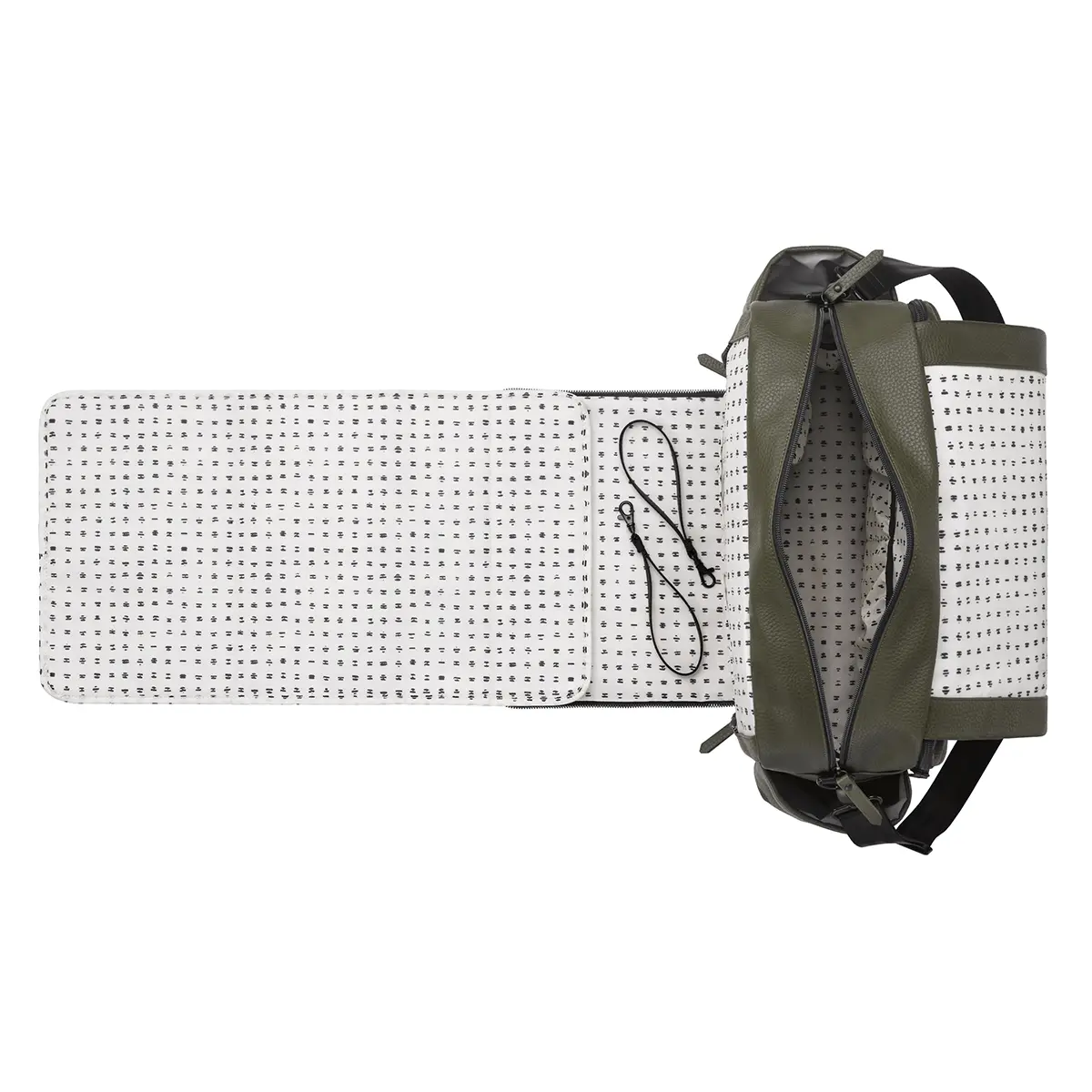 Boxy Backpack Deluxe in Olive - Image 5