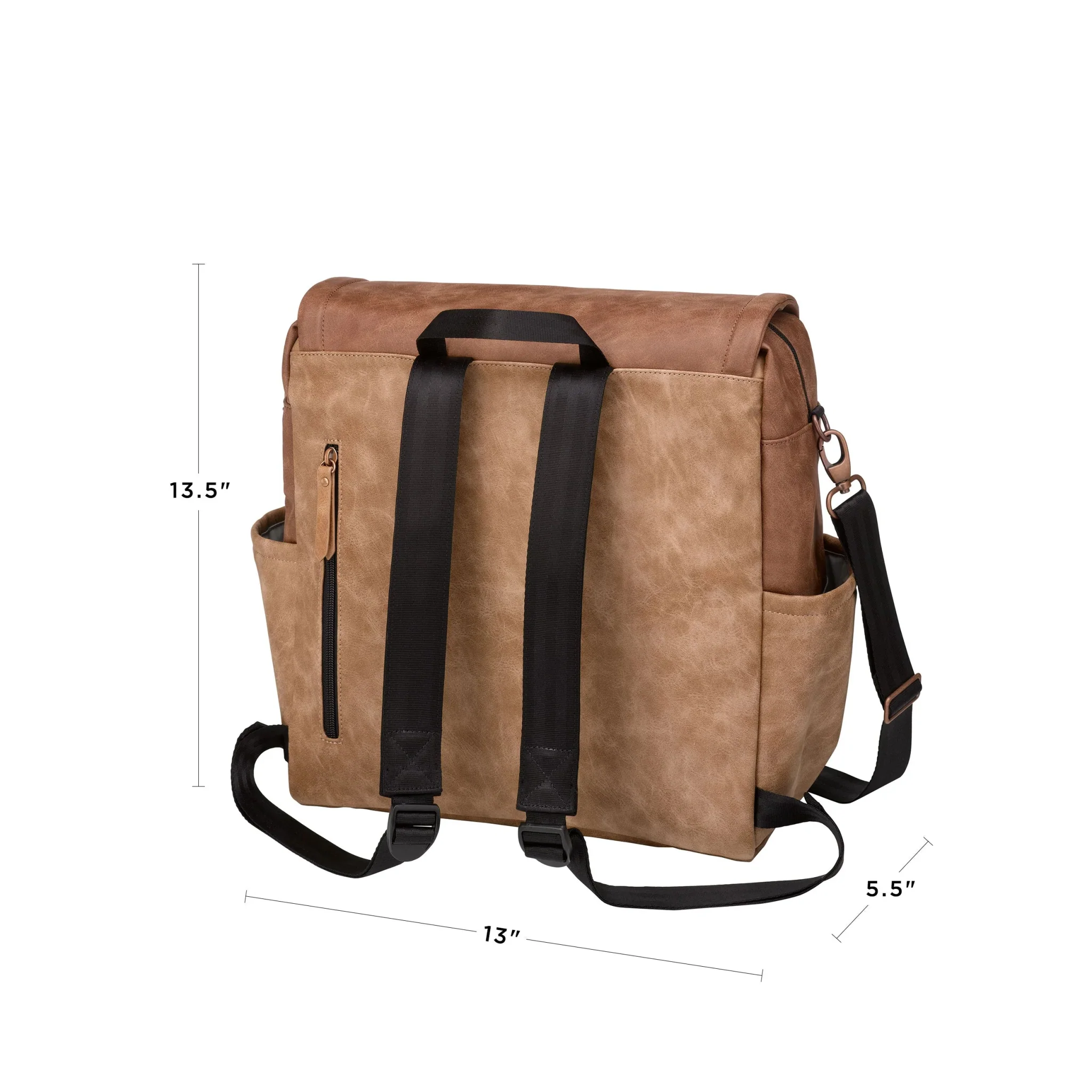 Boxy Backpack in Brioche - Image 5