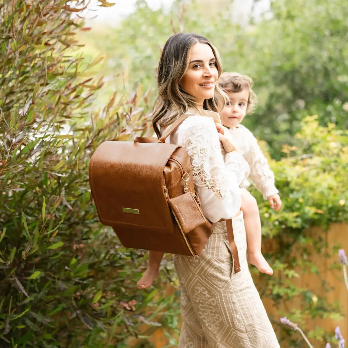 Boxy Backpack in Cedar & Accessory Bundle - Image 3