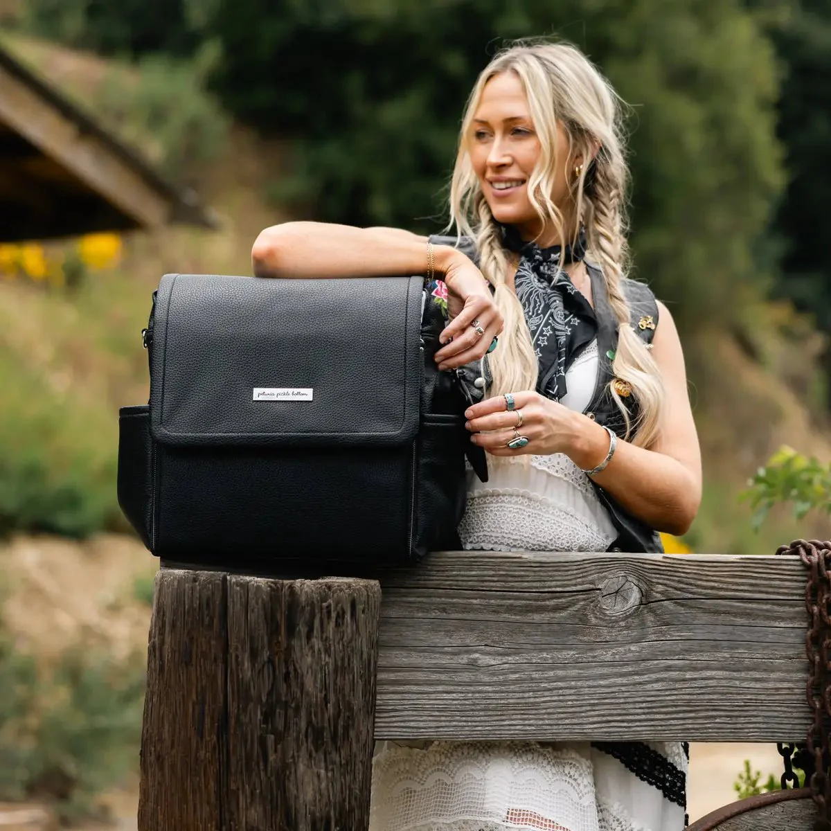 Boxy Backpack in Ebony - Image 9