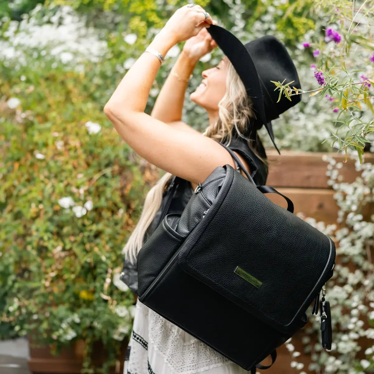 Boxy Backpack in Ebony & Accessory Bundle - Image 3