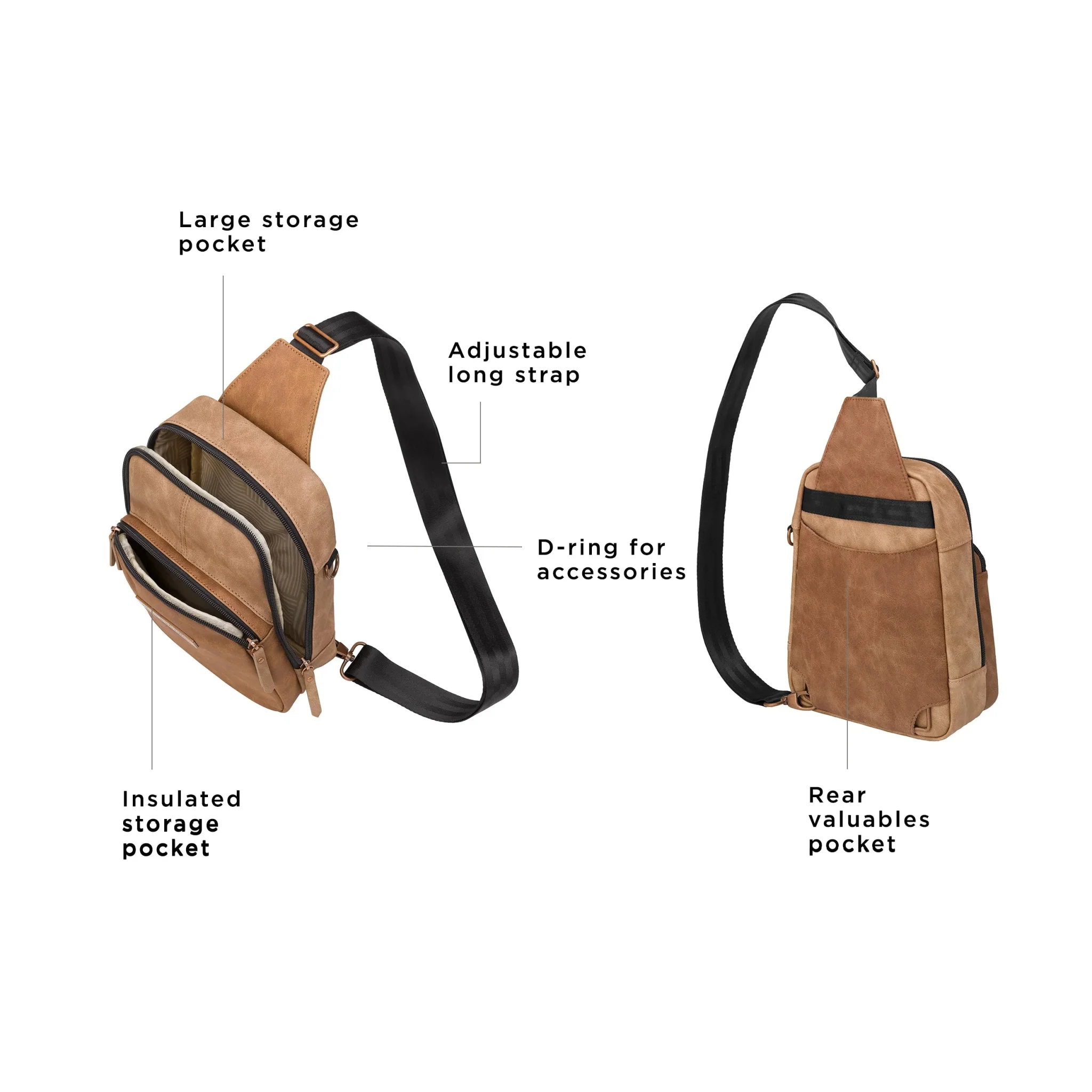 Criss-Cross Sling in Brioche - Image 3
