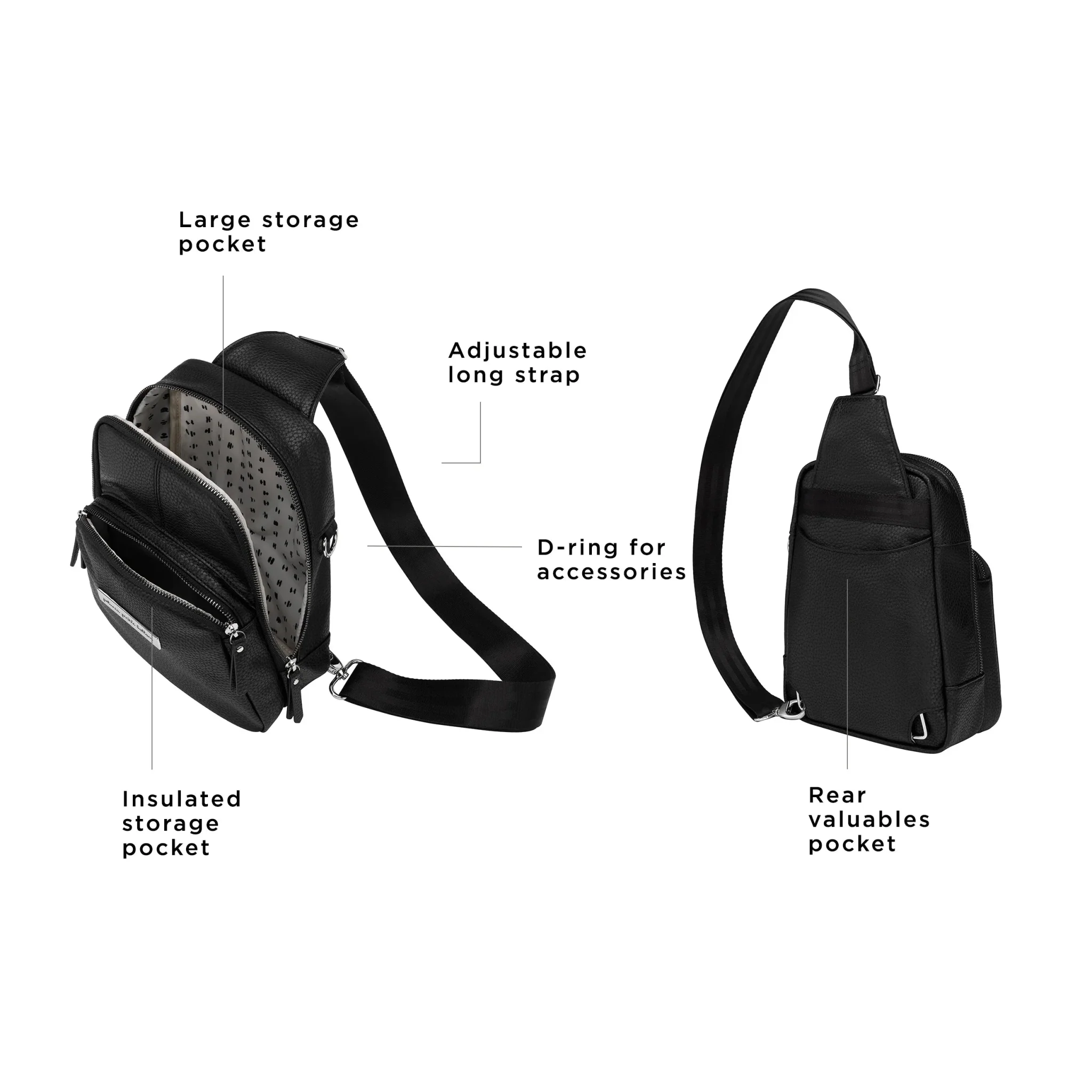 Criss-Cross Sling in Ebony - Image 3