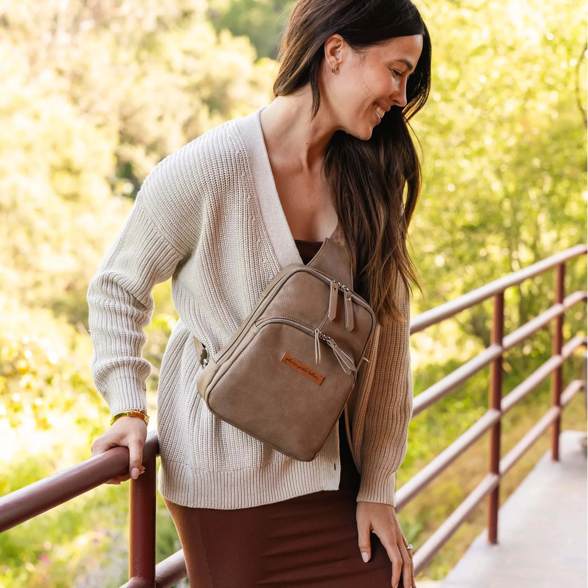 Criss-Cross Sling in Mink - Image 4