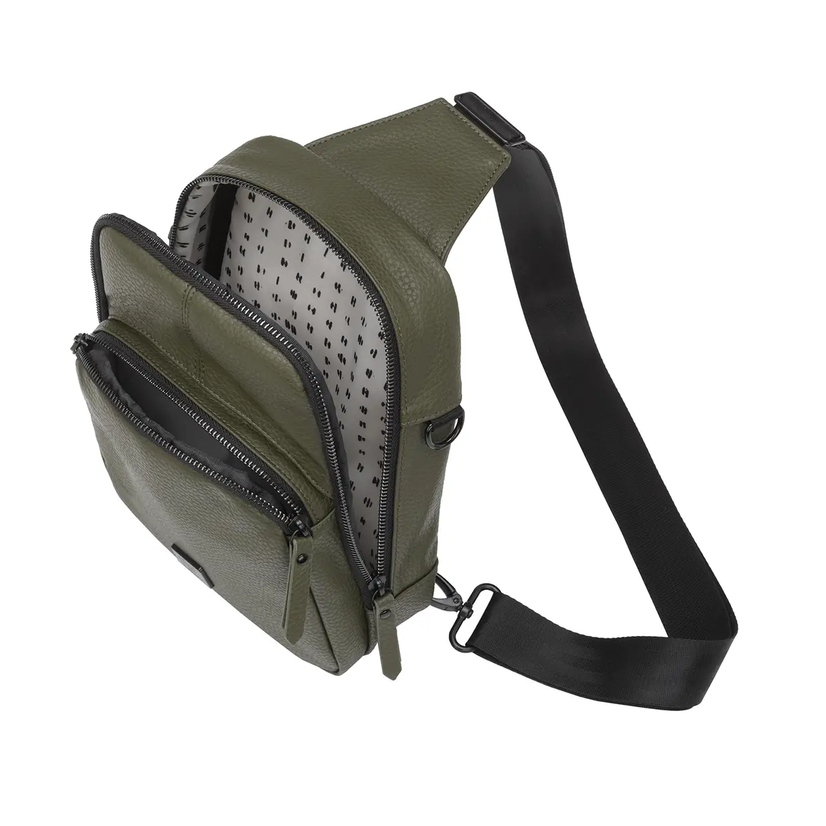 Criss-Cross Sling in Olive - Image 4