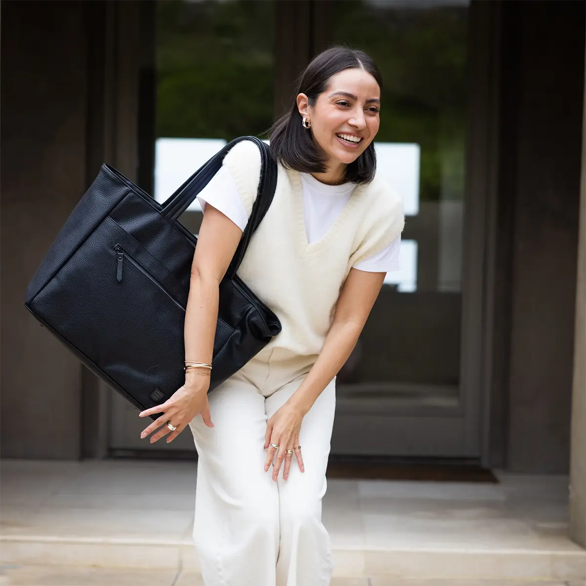 Essentials Tote in Ebony - Image 3