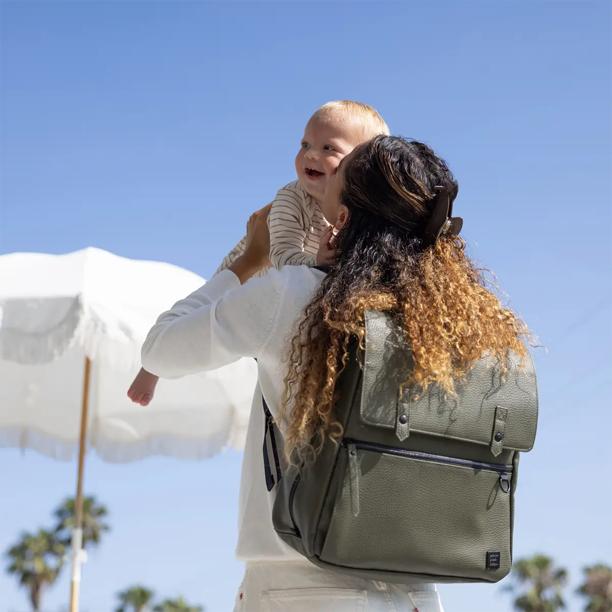 Meta Backpack in Olive - Image 3