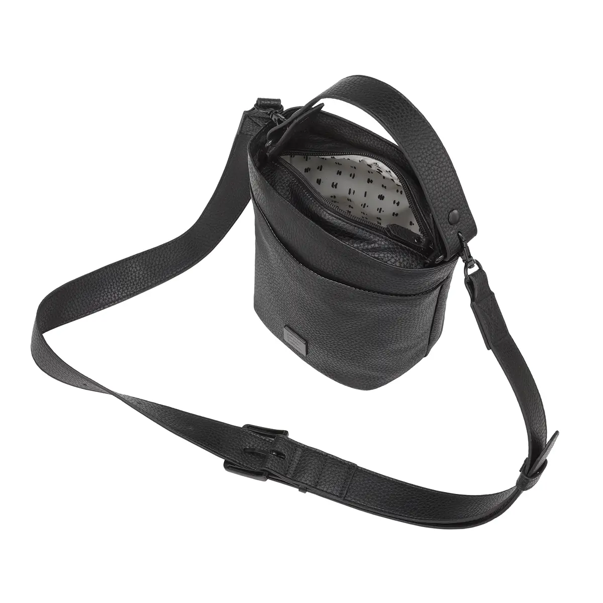 Petite Bucket Bag in Ebony - Image 3