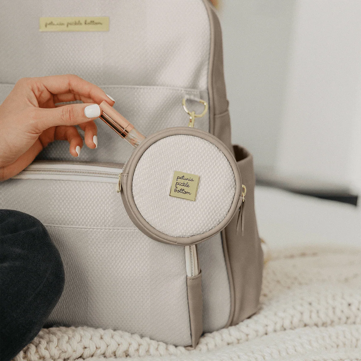 Petite Porter in Grey Matte Cable Stitch - Image 4