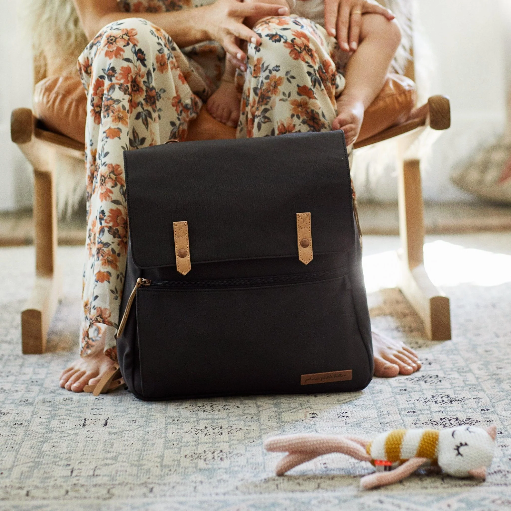 Petunia Pickle Bottom x MOBY Wraps - Black Eyelet Bundle - Image 6