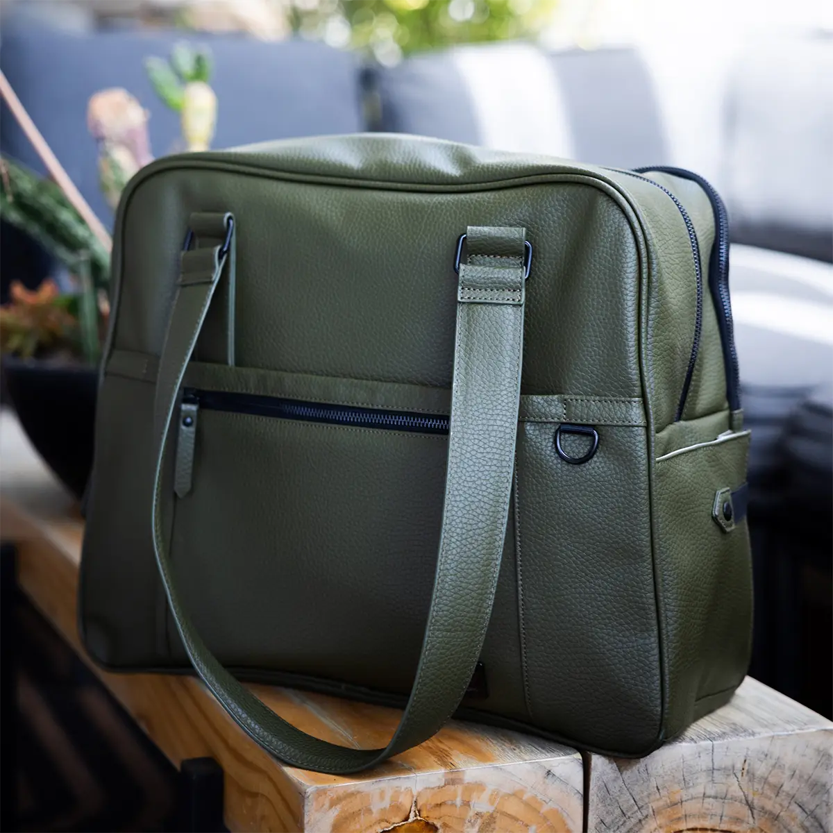 2-in-1 Provisions Tote in Olive - Image 7