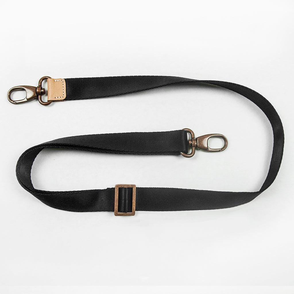 Shoulder Strap 1 Inch in Black/Copper