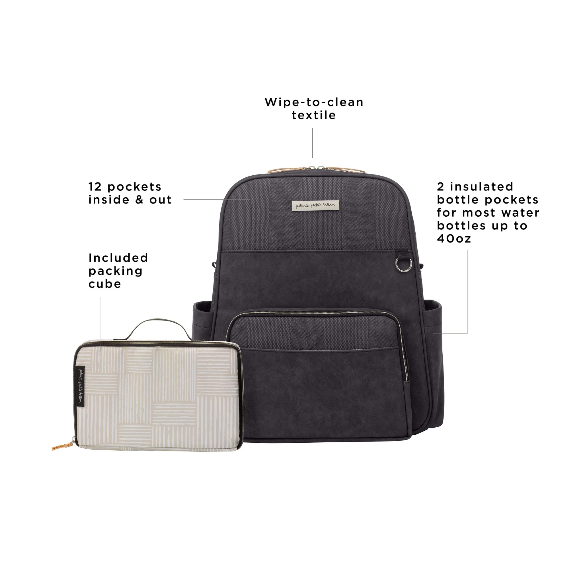 Sync Backpack in Carbon Cable Stitch - Image 3