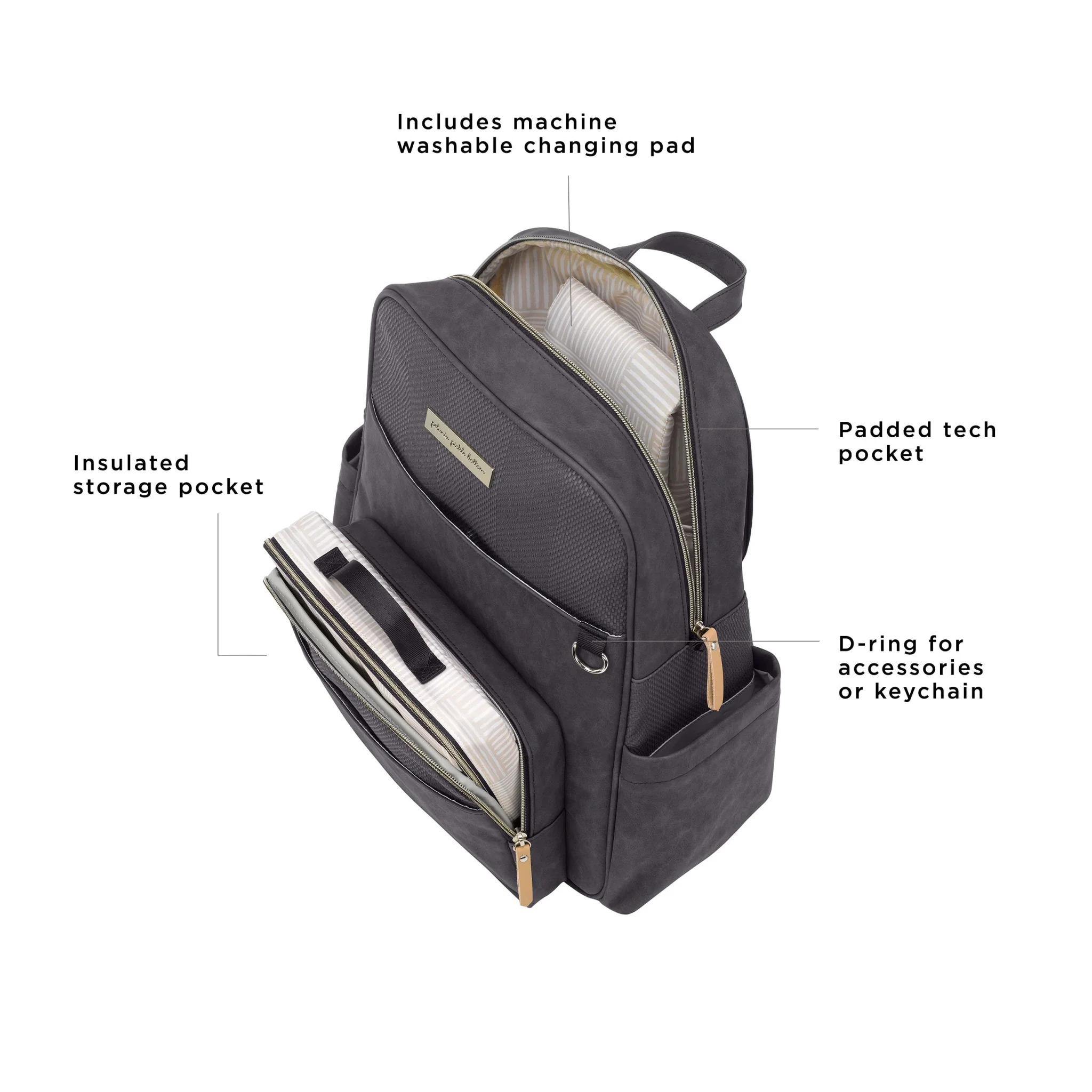 Sync Backpack in Carbon Cable Stitch - Image 4