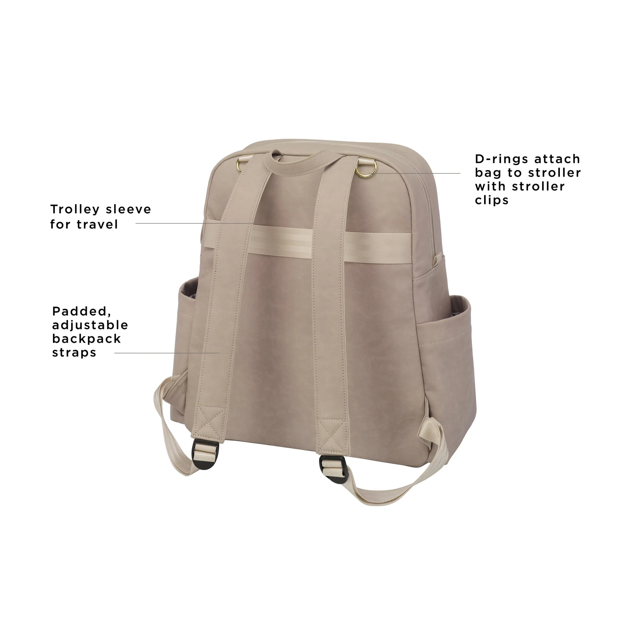 Sync Backpack in Grey Matte Cable Stitch - Image 5