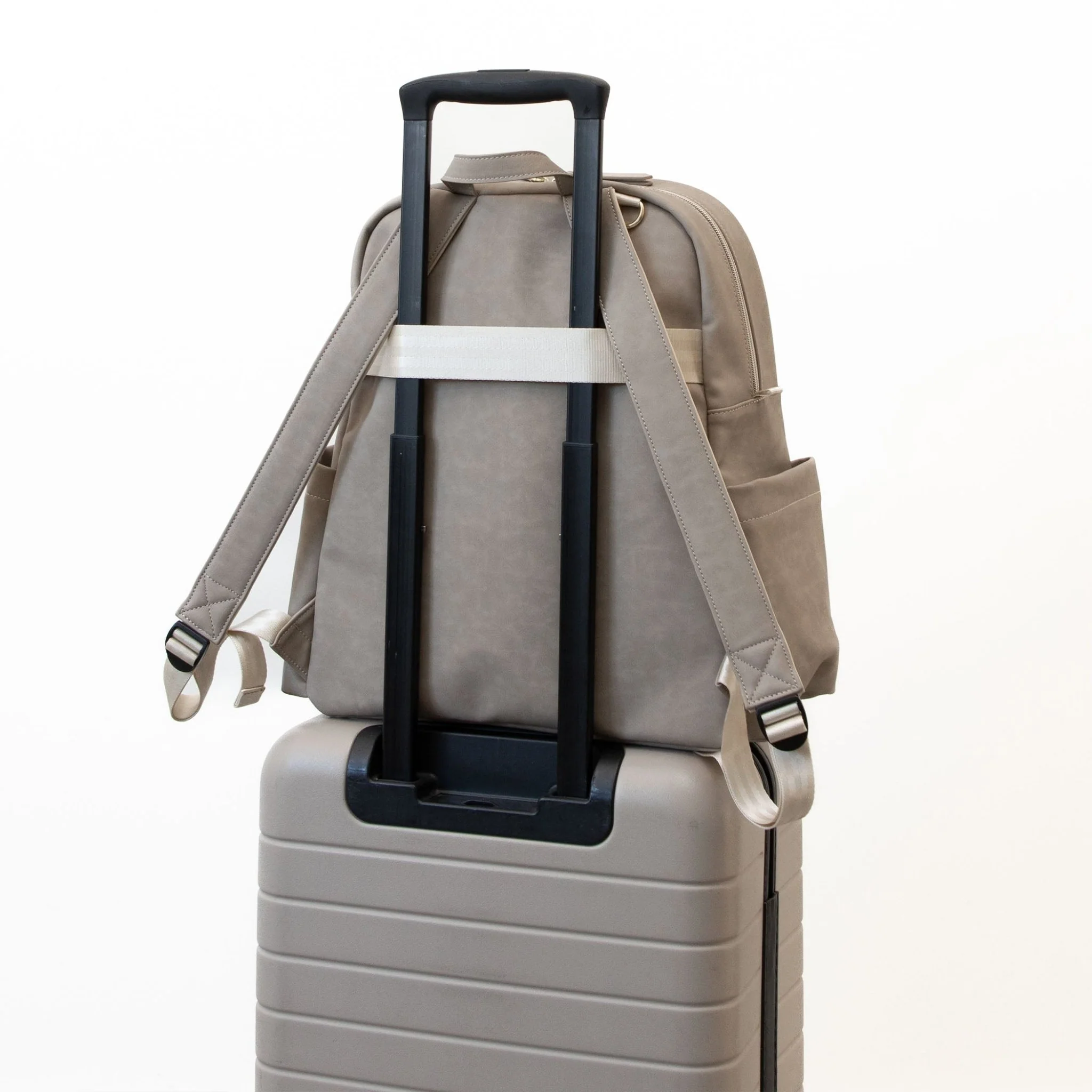 Sync Backpack in Grey Matte Cable Stitch - Image 7