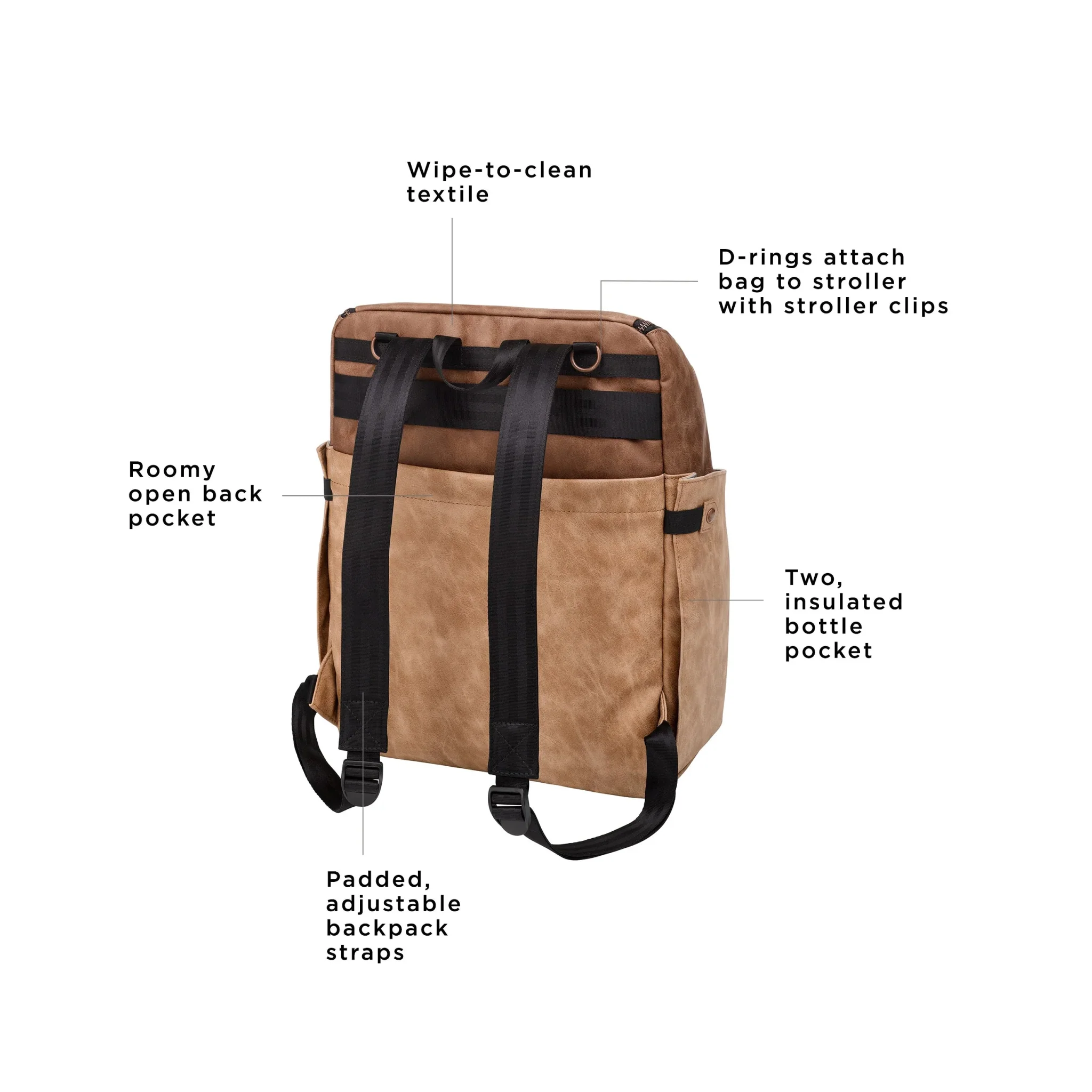Tempo Backpack in Brioche - Image 4