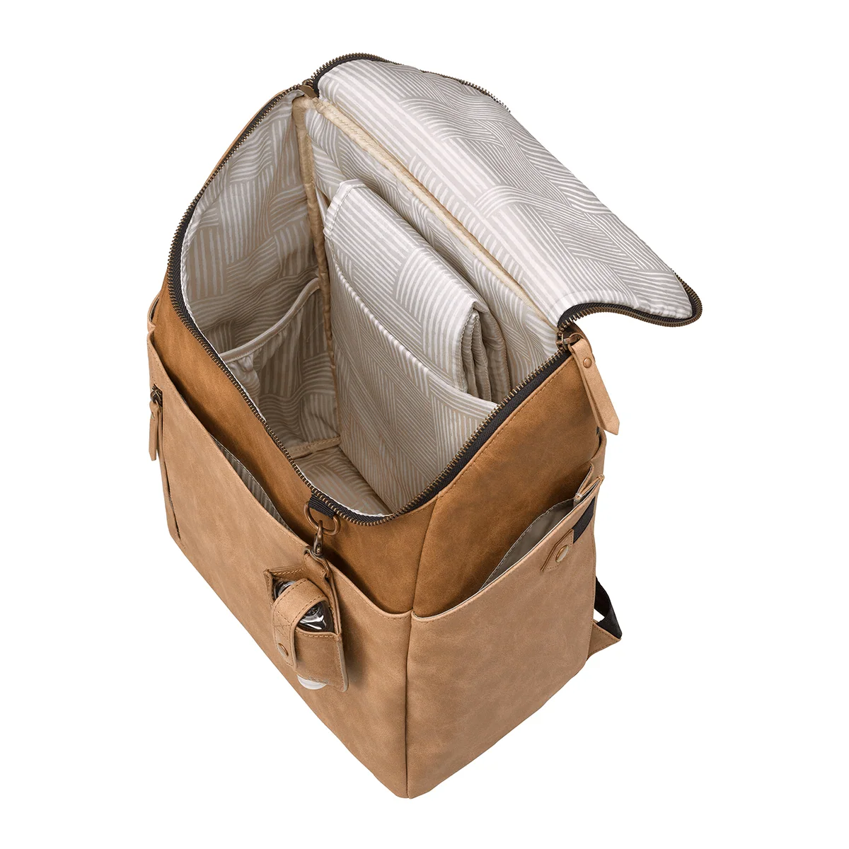 Tempo Backpack in Brioche, Tandem Tote, Deluxe Kit & Stroller Clips Bundle - Image 3