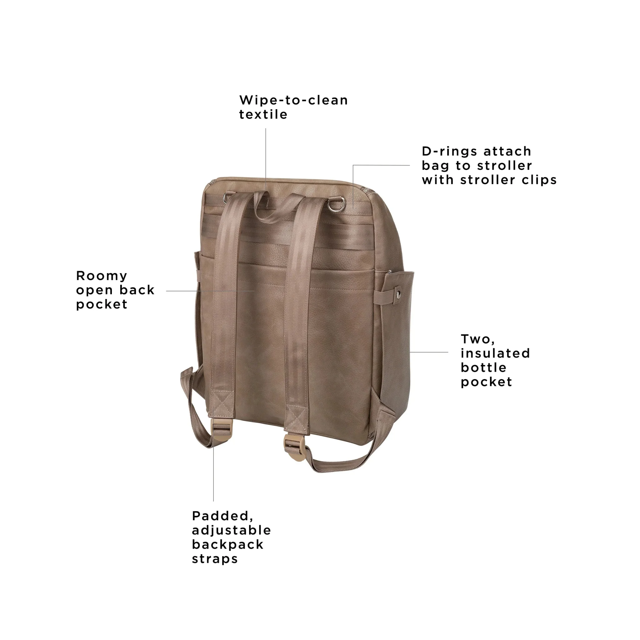 Tempo Backpack in Mink - Image 4